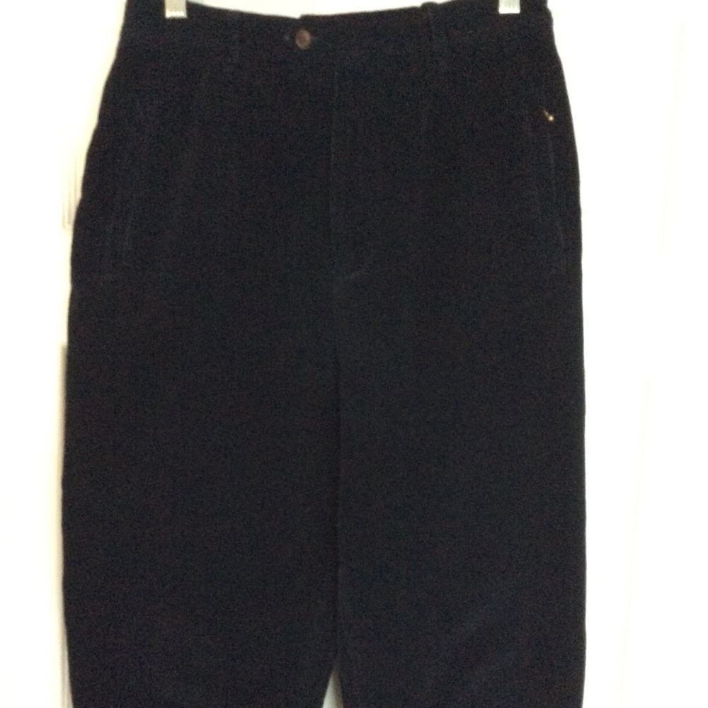 Rafaela Black pants  high wasted Corduroy cotton
